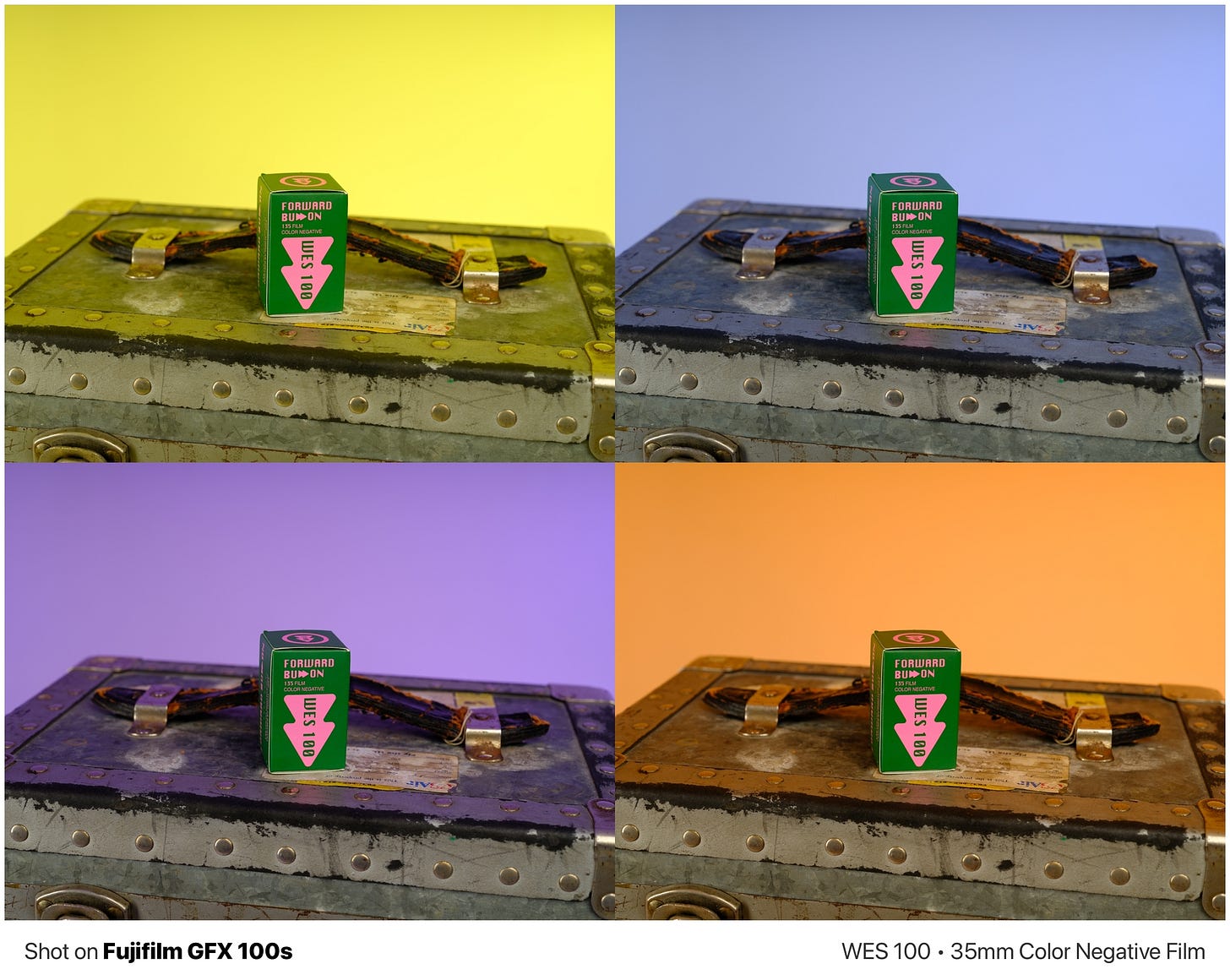 Mesmo assunto fotografado com diferentes gelatinas sobre o fundo, fornecendo diferentes cores. Parece Andy Warhol! Mesmo assunto fotografado com diferentes gelatinas sobre o fundo, fornecendo diferentes cores. Parece Andy Warhol!