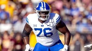 49ers conduct pre-draft interview with massive BYU OT Caleb Etienne | 49ers  Webzone