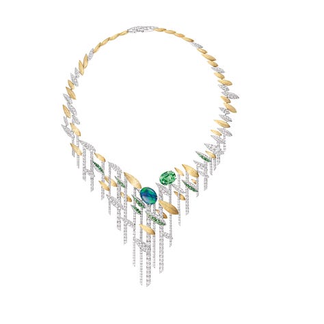 Jewels from Chaumet's Bamboo high jewellery collection.