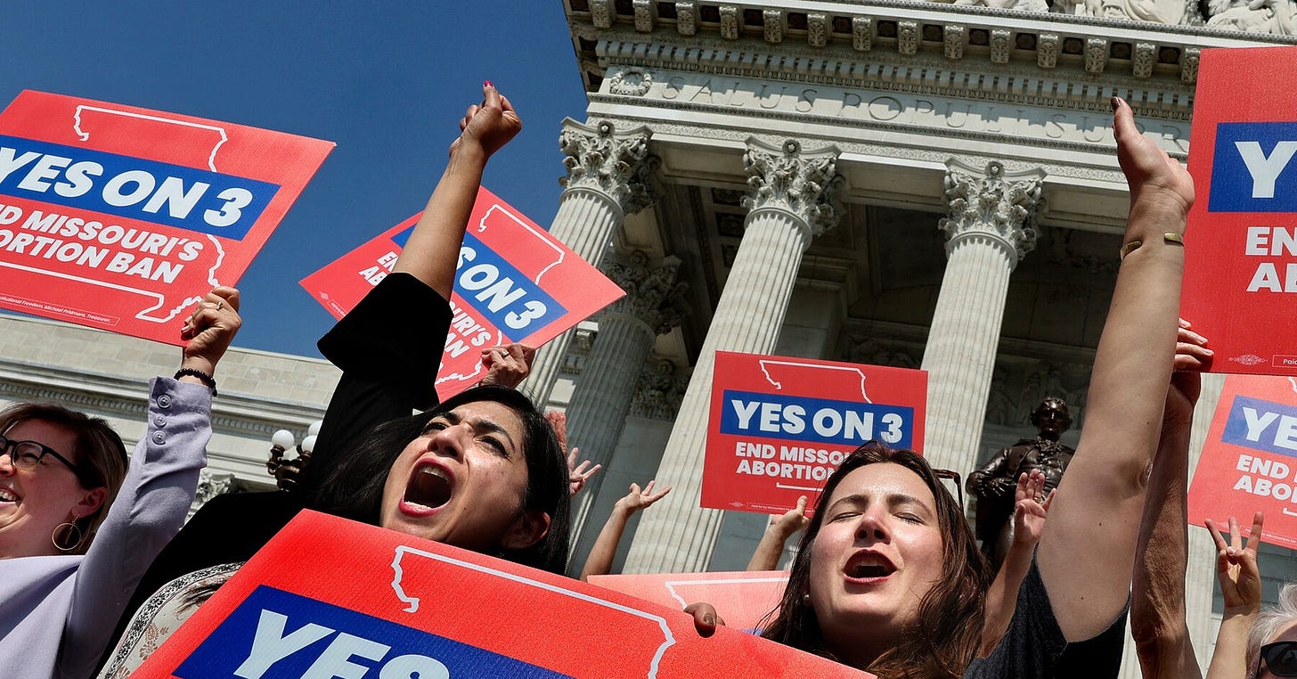 Missouri Voters Pass Measure to Protect Abortion Rights and End Ban - The New York Times Missouri Voters Pass Measure to Protect Abortion Rights and End Ban - The New York Times