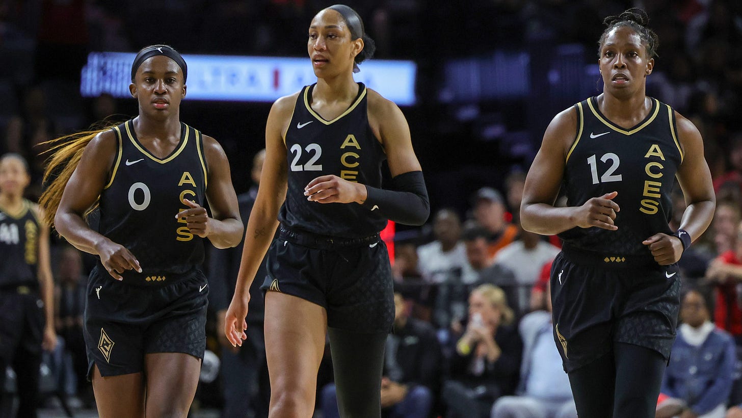 A'ja Wilson, Jackie Young and Chelsea Gray are at the heart of Las Vegas  Aces' success