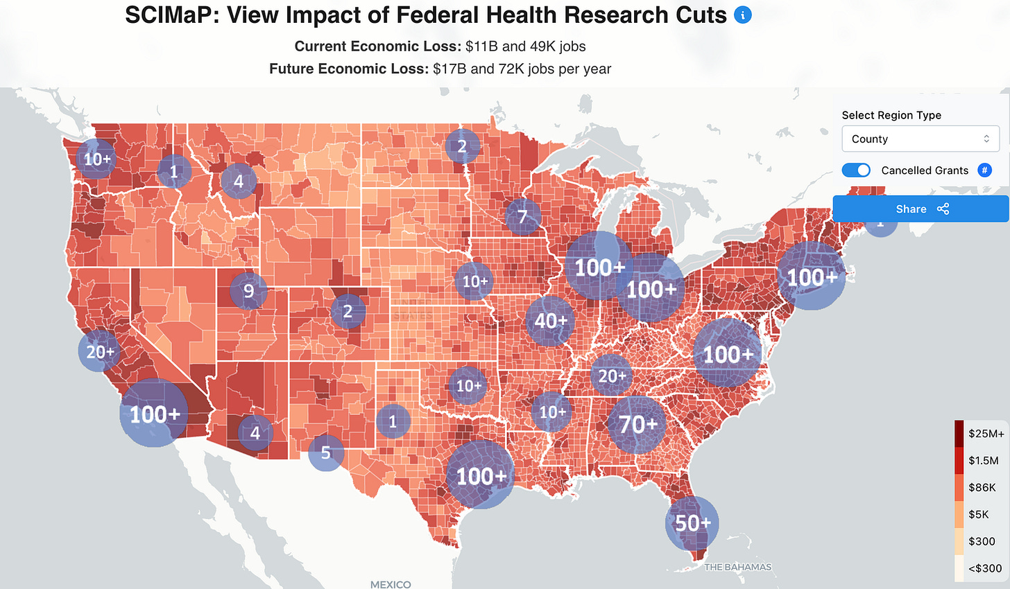 scienceimpacts.org welcome page