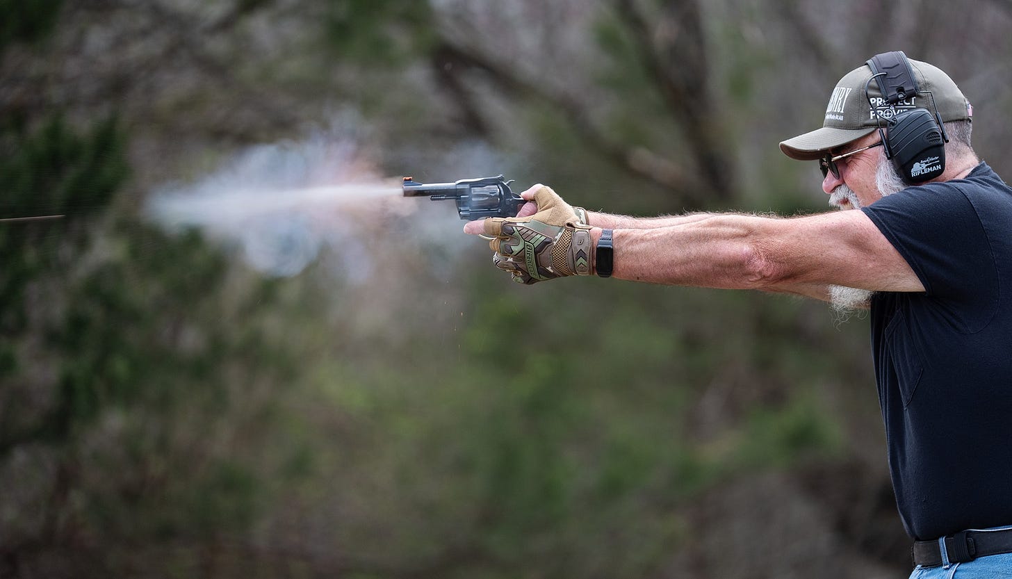 May be an image of skeet shooting