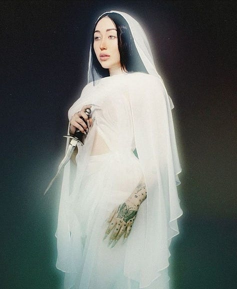 Noah Cyrus Album Art, Full Moon Imagery