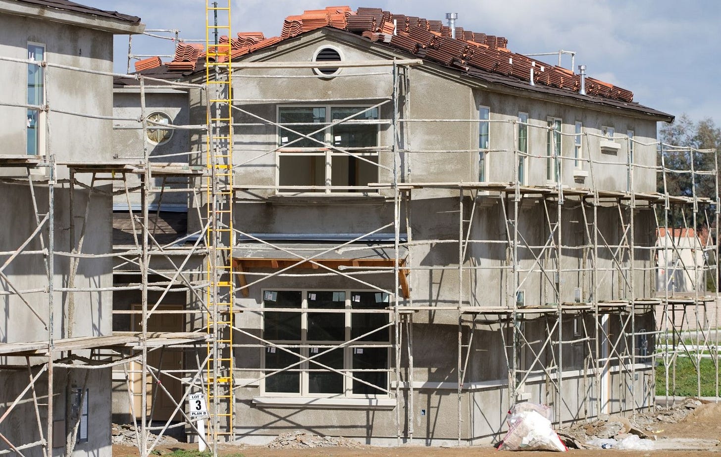Apartment building under construction