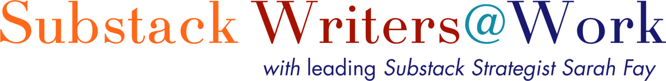 Substack Writers at Work | Sarah Fay