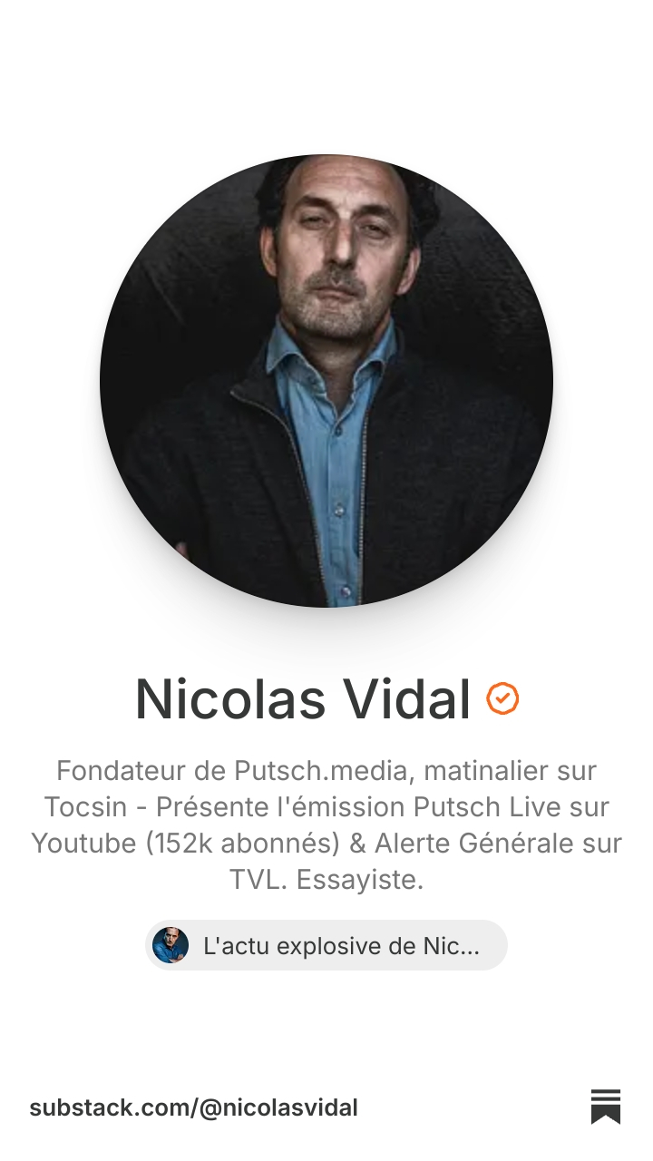 Nicolas Vidal | Substack