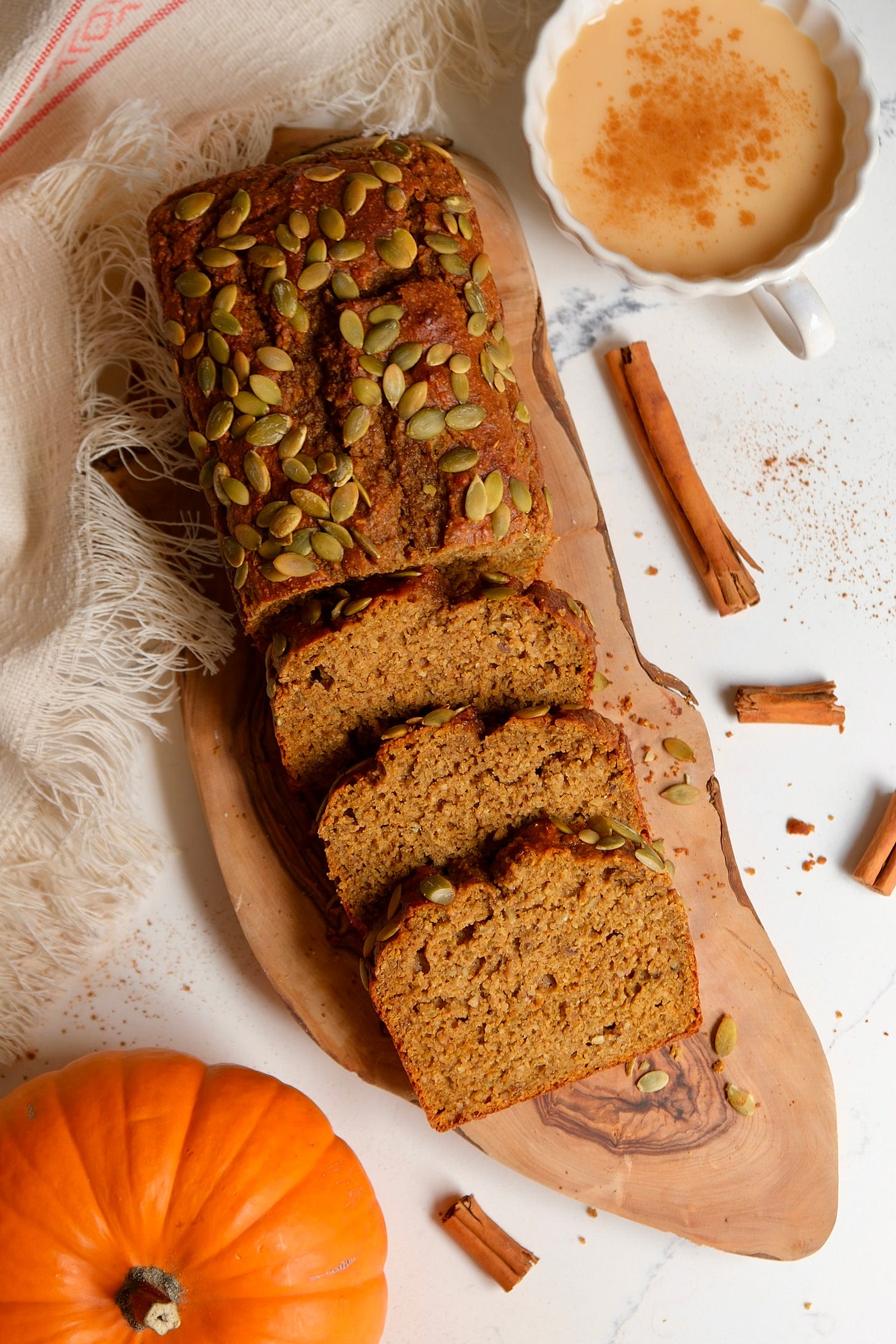 Pumpkin Seed & Pumpkin Spice High-Fiber Bread Pumpkin Seed & Pumpkin Spice High-Fiber Bread