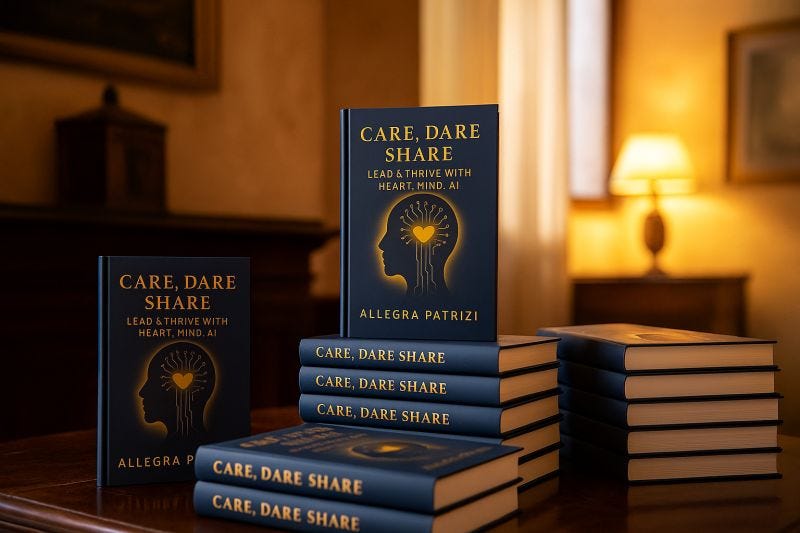humanity #leadership #emotionalintelligence #ai #futureofwork  #caredareshare | Allegra Patrizi Barberini (ex van Hovell)