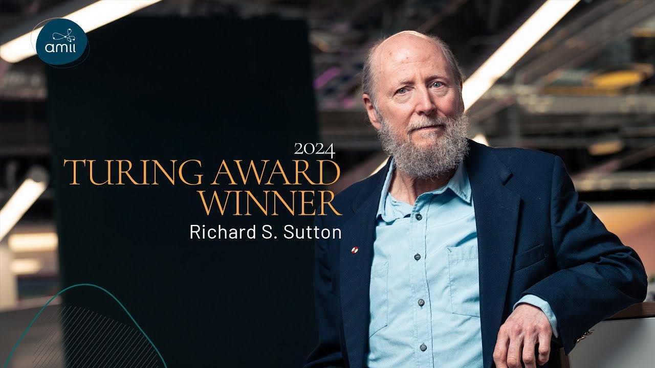 TURING AWARD WINNER Richard S. Sutton in Conversation with Cam Linke | No  Authorities in Science