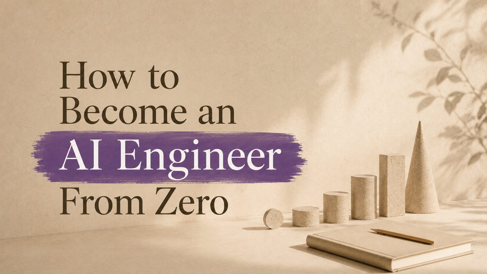 Cover image for How to Become an AI Engineer From Zero