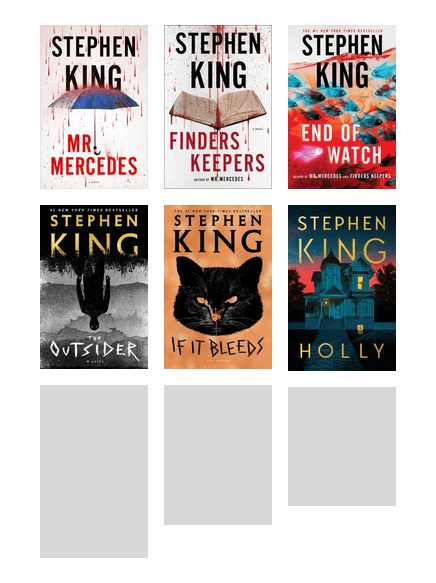 Image of six book covers