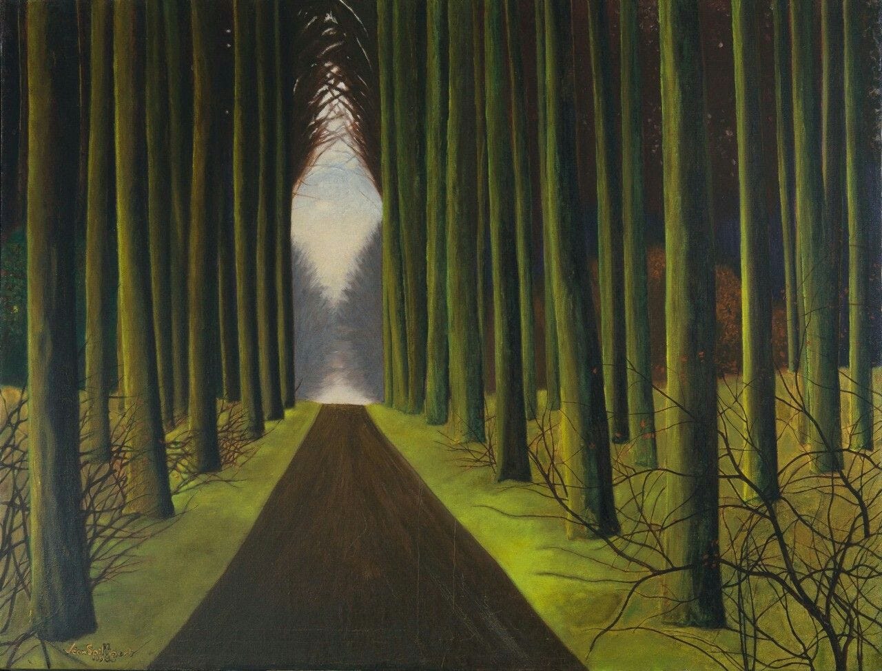 Léon Spilliaert (Belgian, 1881 - 1946) Forest, N/D Oil on canvas Paul ...