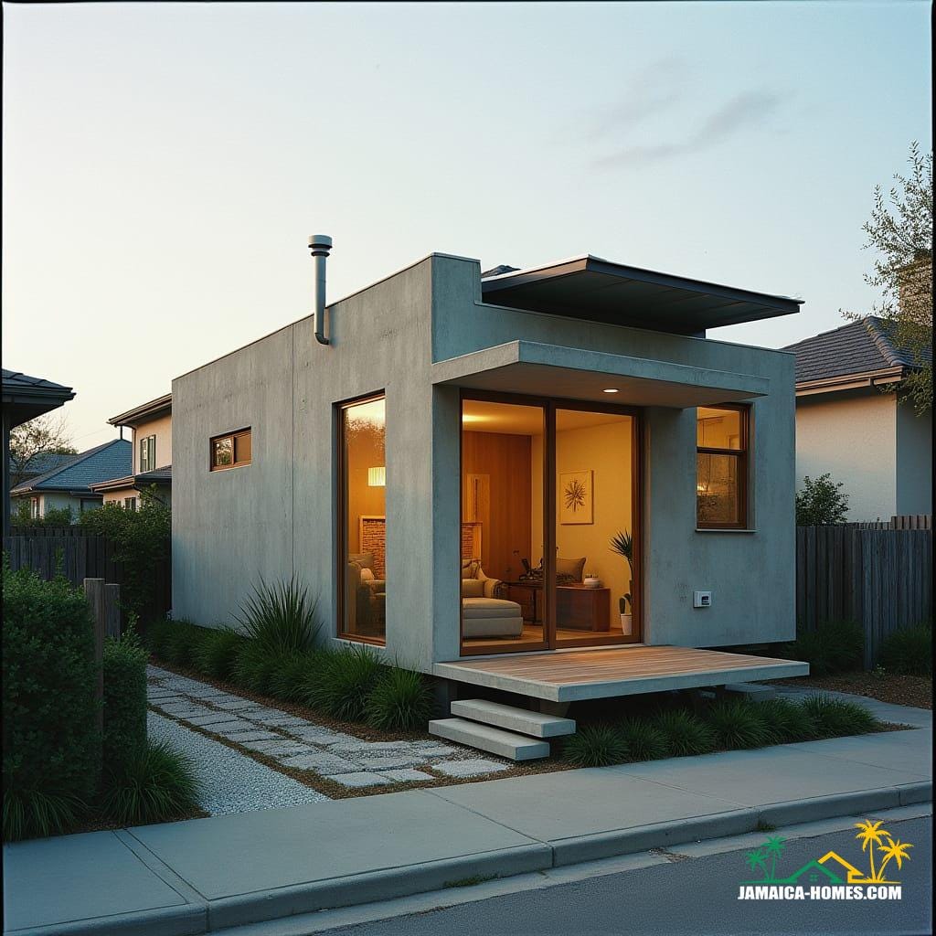 Urban L-Shaped Mini Home Design