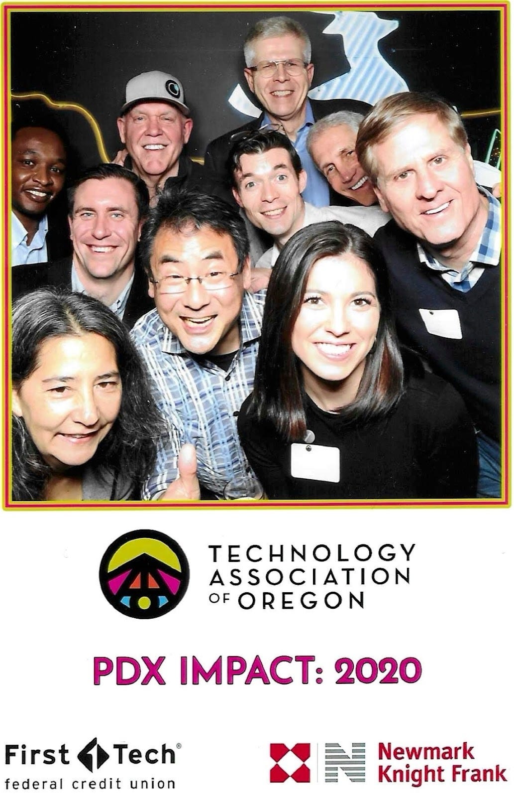 Photo booth from PDX Impact 2020