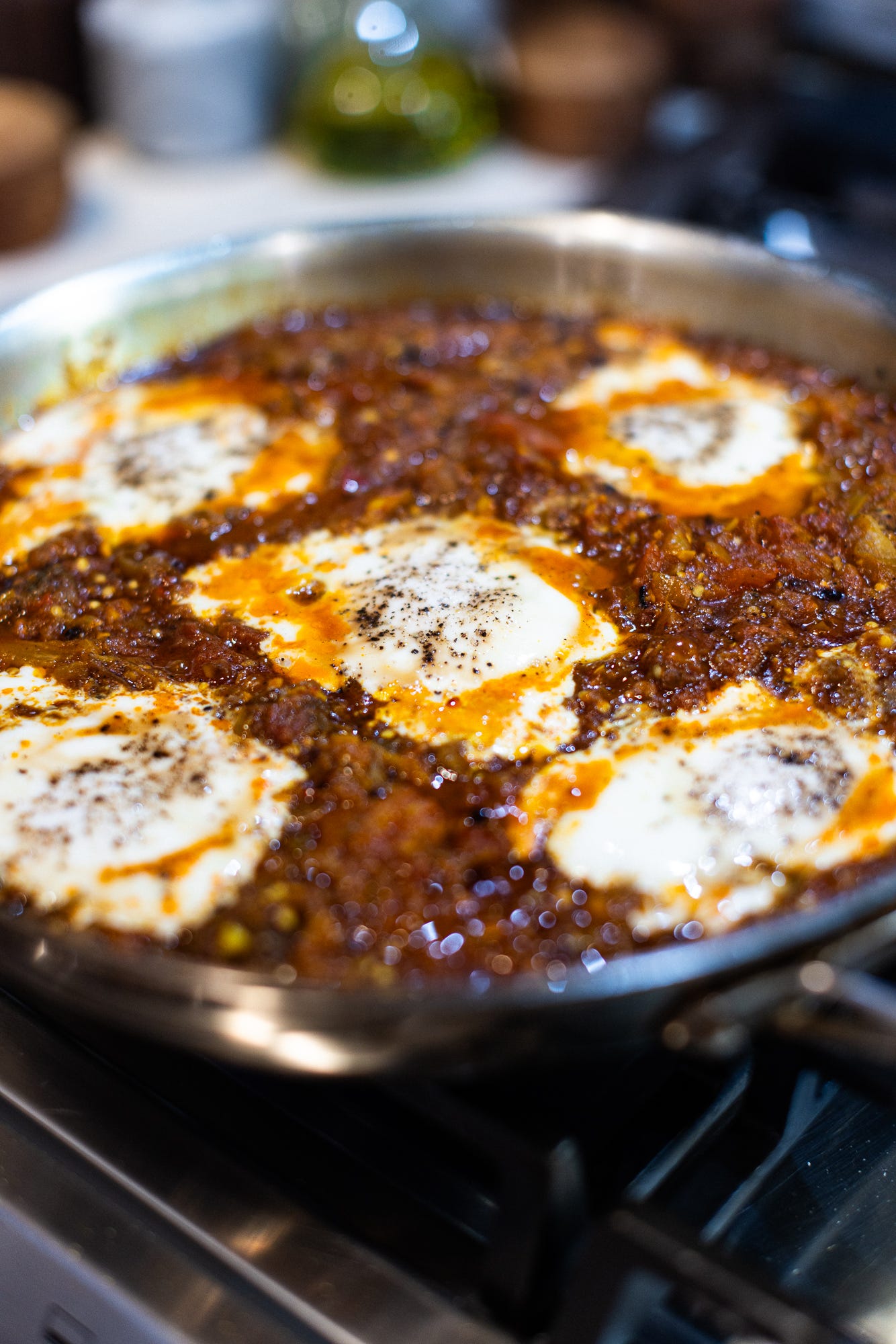 Delicious Smoked Eggplant: Mirza Ghasemi - by solmaz saberi