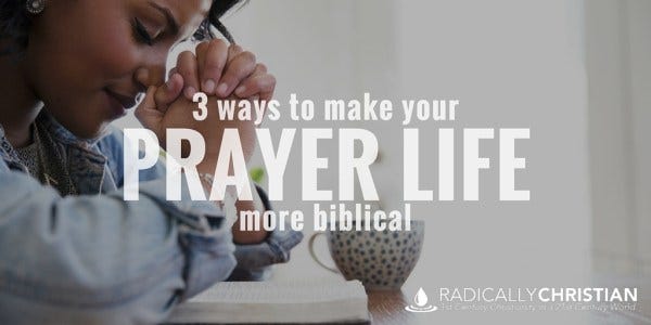 prayer life prayer life