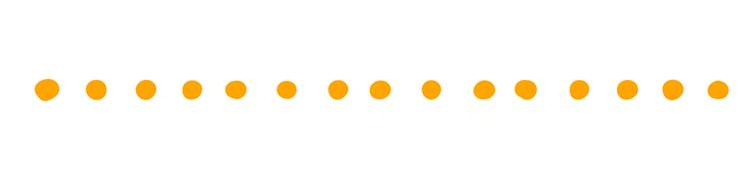 A row of orange dots

Description automatically generated