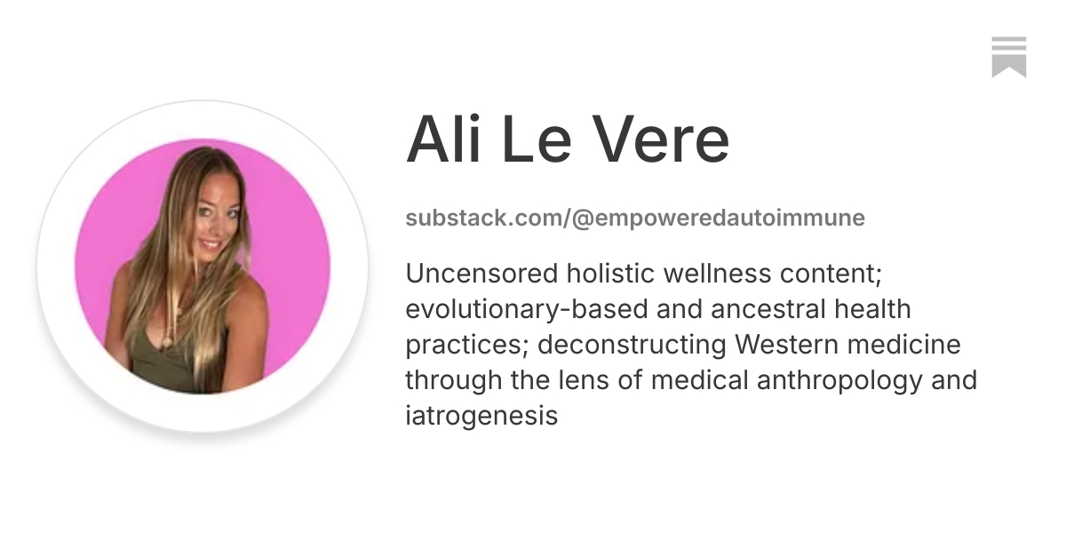 Ali Le Vere | Substack