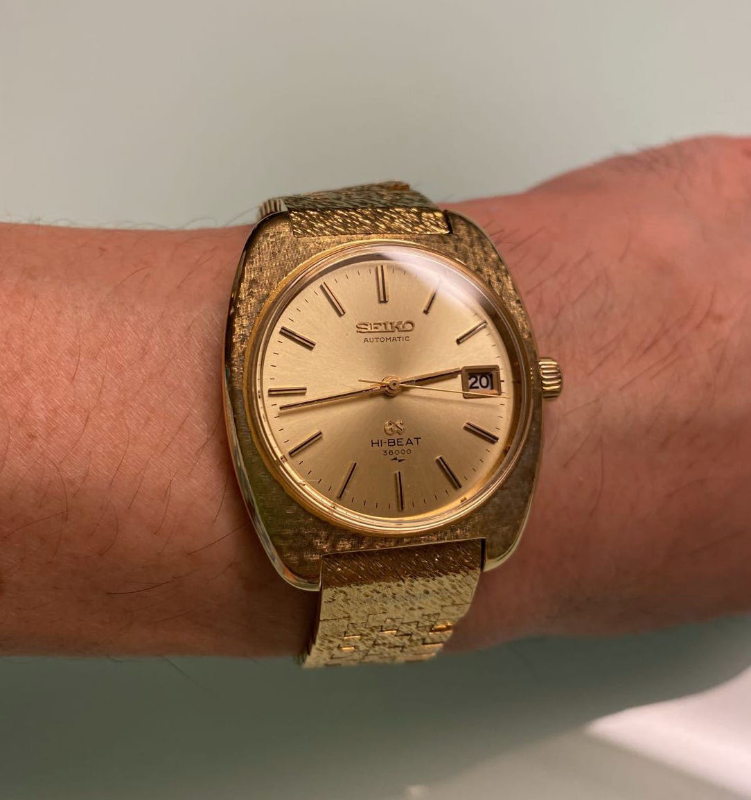 時計 SEIKO Universe DIASHOCK 14KWG 180200 時計 SEIKO Universe DIASHOCK 14KWG 180200 Seiko Vintage