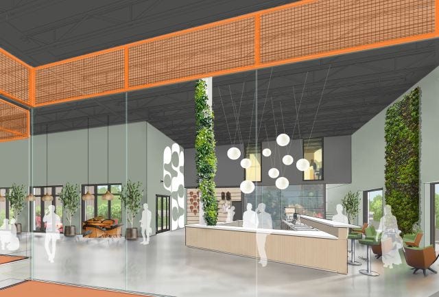 Padel United Sports Club interior rendering