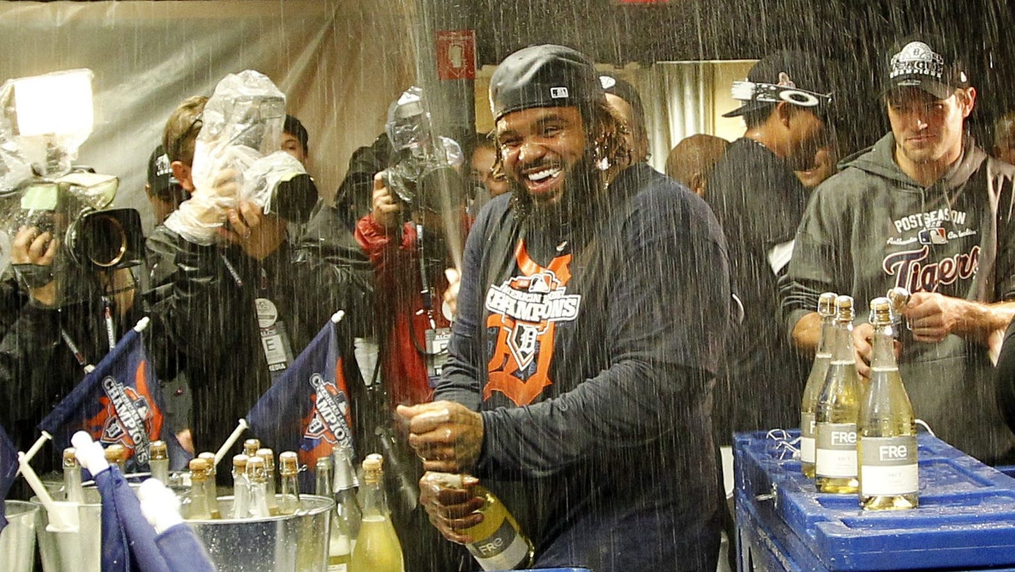 Tigers celebrate ALCS victory