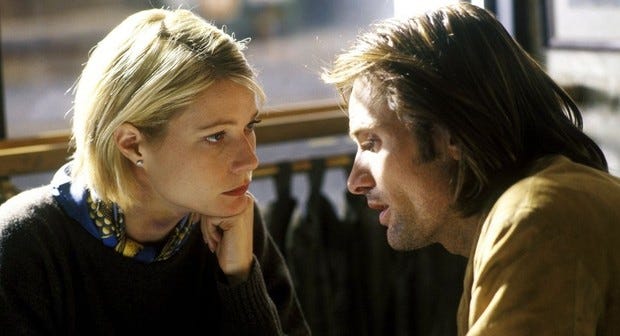 gwyneth paltrow and viggo mortensen with the same haircut in a scene from a perfect murder gwyneth paltrow and viggo mortensen with the same haircut in a scene from a perfect murder