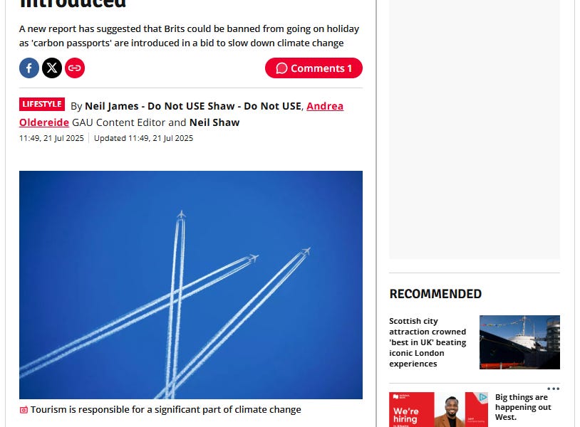 Climate Alarmism Hits Peak Absurdity...