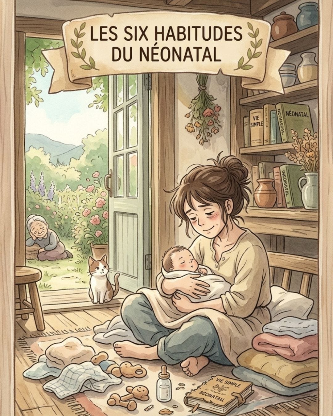 Adopter six habitudes simples dès la période néonatale permet de façonner le développement de votre bébé et d’éviter les difficultés majeures des années futures. La période néonatale est extrêmement éprouvante, survivre à la journée avec votre bébé est déjà une réussite totale, alors n’hésitez pas à lâcher prise sur le reste.