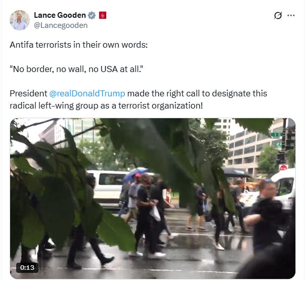 Trump To Label More Leftist Groups As Terrorists