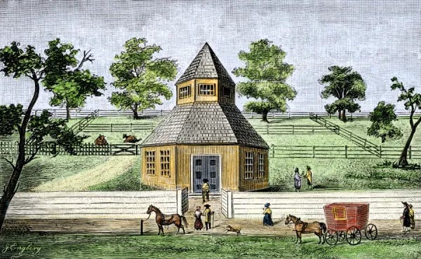 Colonial Quaker meetinghouse in New Jersey Our beautiful Wall Art and Photo  Gifts include Framed Prints, Photo Prints, Poster Prints, Canvas Prints,  Jigsaw Puzzles, Metal Prints and so much more