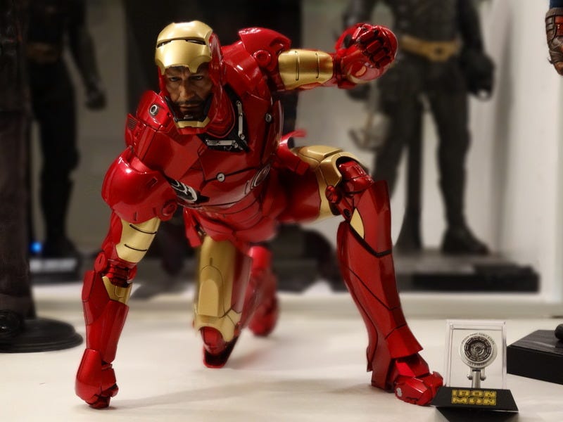 Iron Man Mark III Die Cast Production Version action figure Iron Man Mark III Die Cast Production Version action figure
