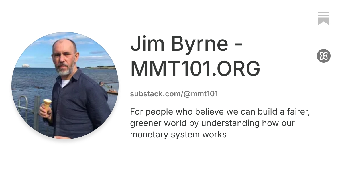 Jim Byrne - MMT101.ORG | Substack