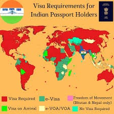 MAP #113 Visa Requirements for Indian Passport Holders as of Feb 2023 Visa  requirements for Indian citizens are administrative entry restrictions by  the authorities of other states placed on citizens of India.
