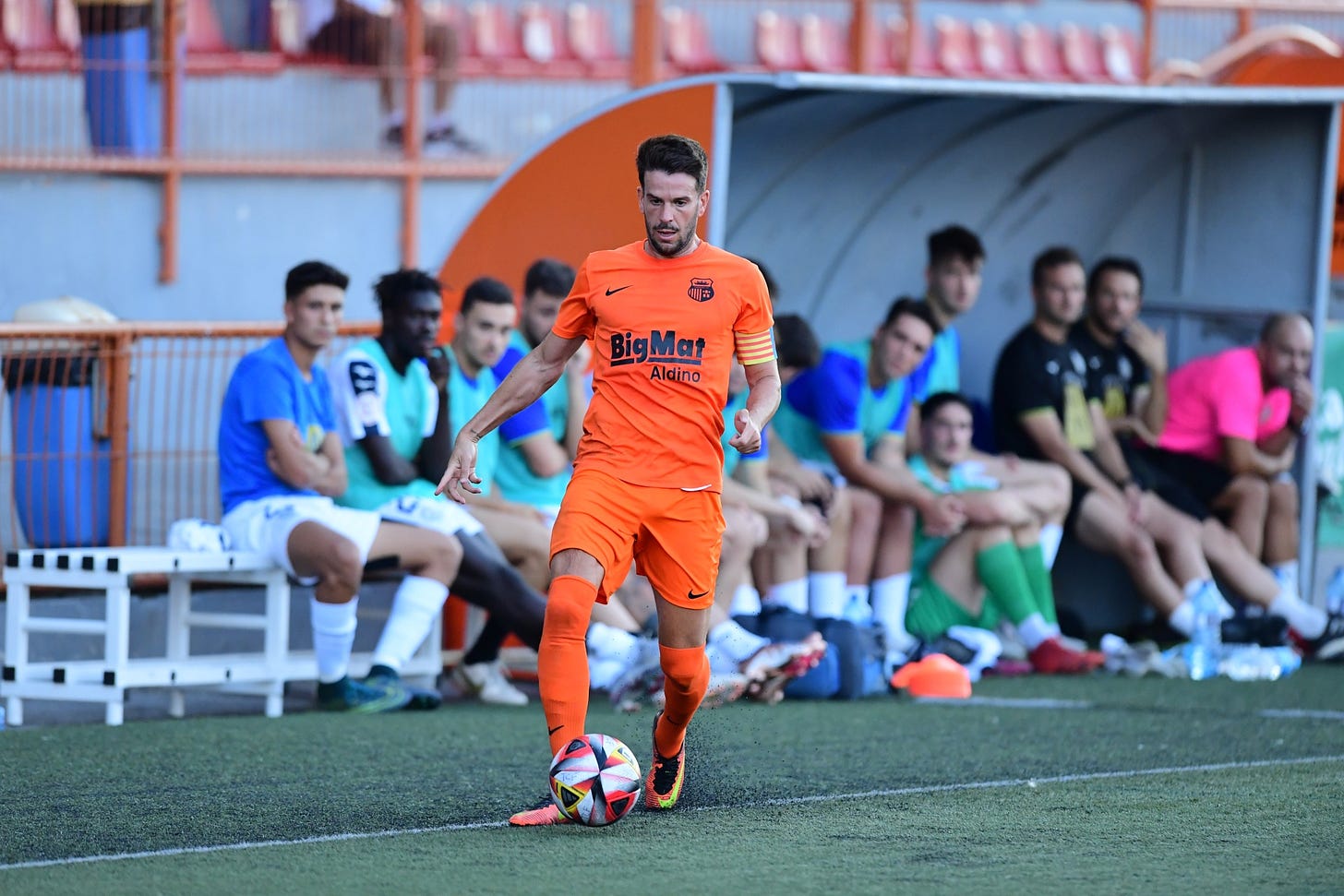 Raúl Ruiz en un partido del Torrent esta pretemporada