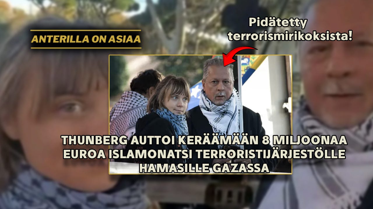 Laajalle levinnyt valokuva, jossa Thunberg poseeraa hymyillen Hannounin kanssa “pro-palestiinalaisessa” Hamasin ylivoiman terroristisessa mielenosoituksessa Roomassa marraskuussa 2025, on herättänyt raivoa ja kysymyksiä: Laajalle levinnyt valokuva, jossa Thunberg poseeraa hymyillen Hannounin kanssa “pro-palestiinalaisessa” Hamasin ylivoiman terroristisessa mielenosoituksessa Roomassa marraskuussa 2025, on herättänyt raivoa ja kysymyksiä: