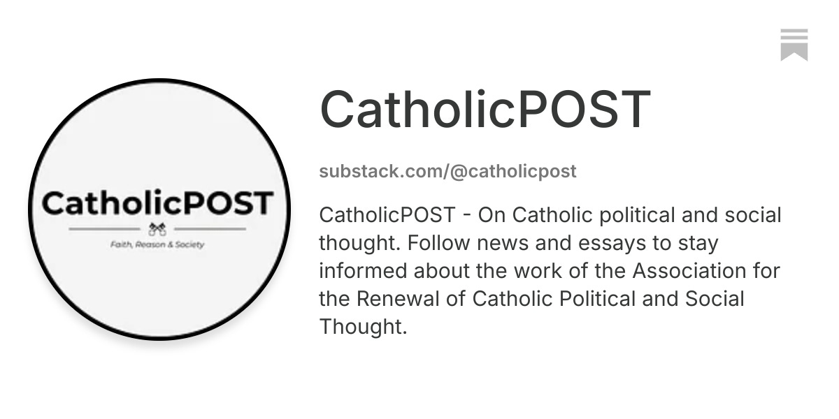 CatholicPOST | Substack