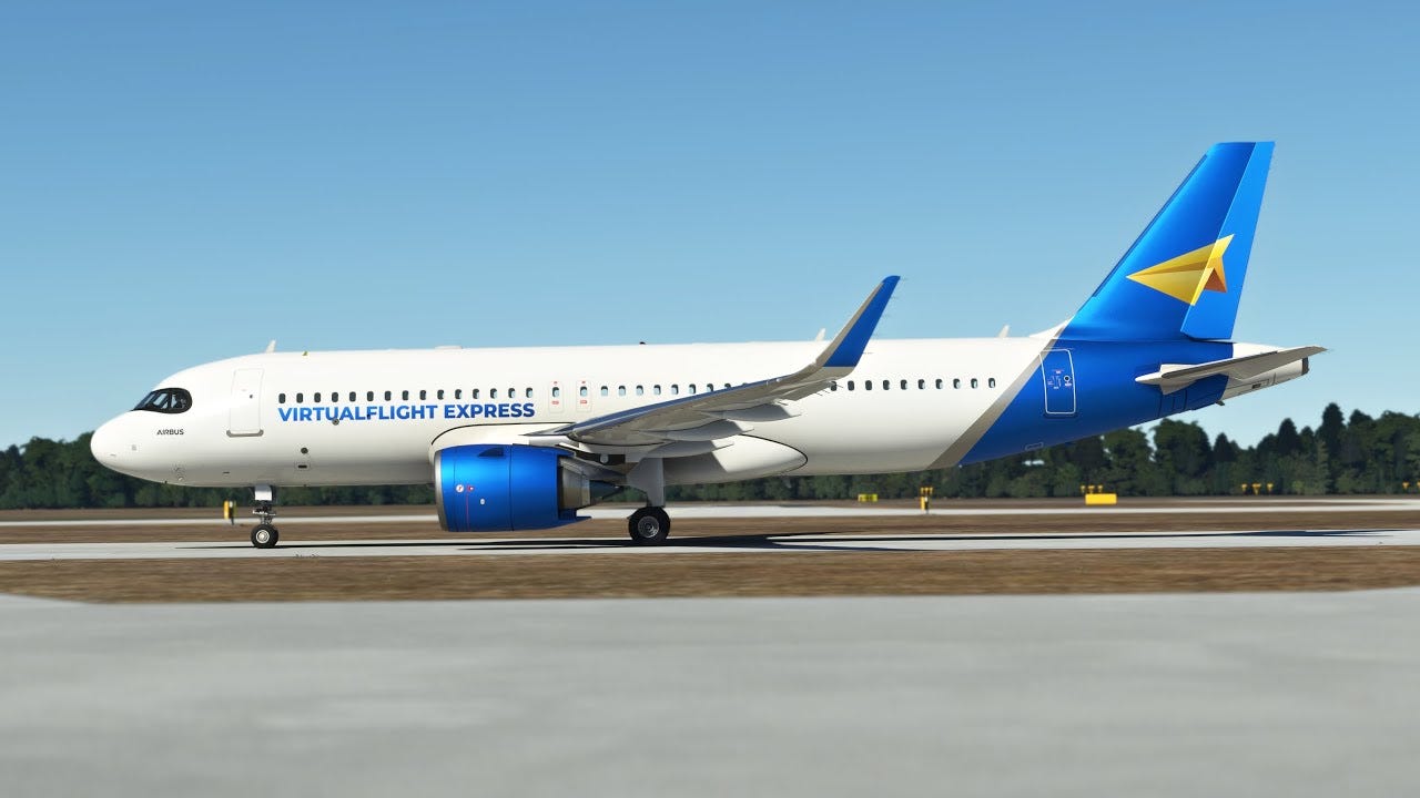 Unveiling the first VirtualFlight Express Livery for the FBW A320 in ... Unveiling the first VirtualFlight Express Livery for the FBW A320 in ...