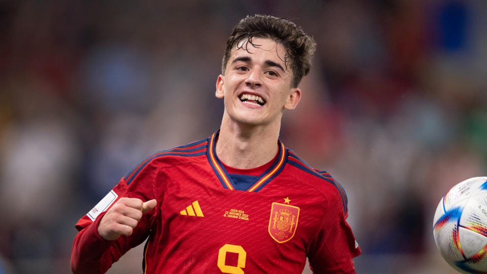 Gavi, tras su debut con gol en la Copa Mundial: "Ni en el mejor de mis ...