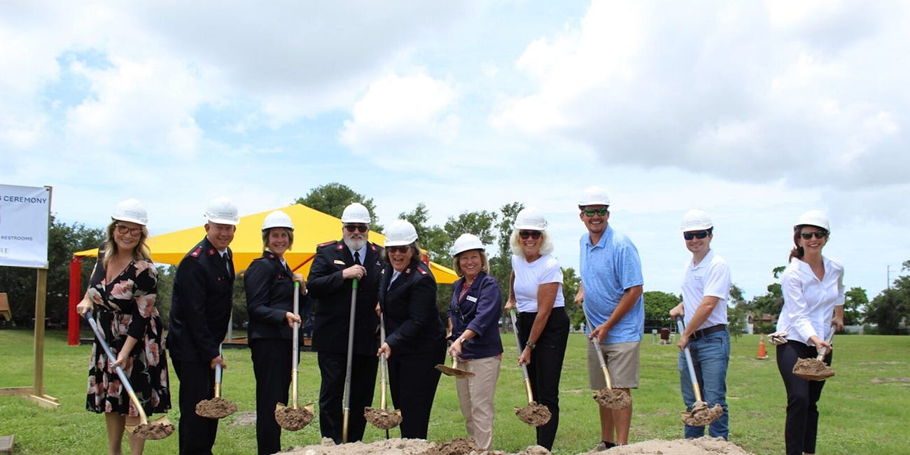 Salvation Army of Manatee County Breaks Ground on Dann Bouwer Community Pavilion