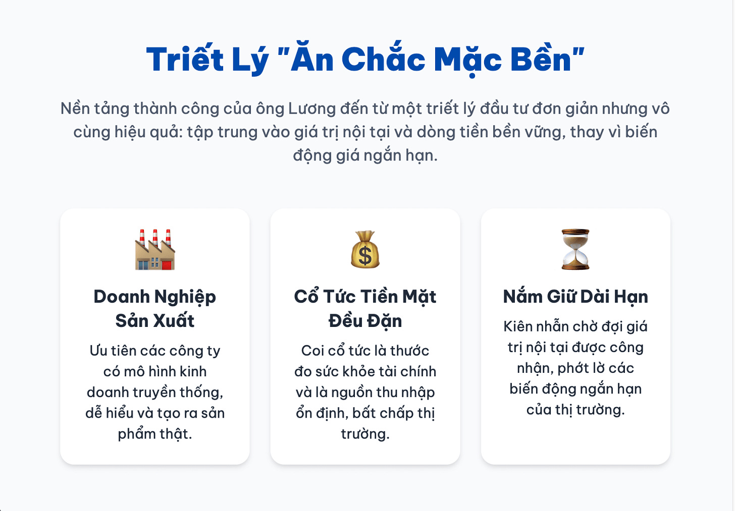 câu chuyện đầu tư của nhà đầu tư giá trị Lê Xuân Lương