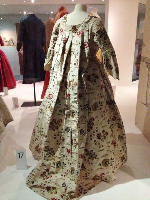 Back of a Georgian Dress Back of a Georgian Dress