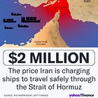 The Hormuz Toll