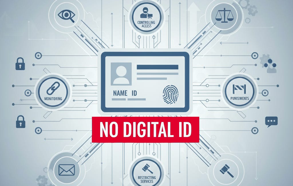 Digital ID is the biggest threat to freedom we currently face