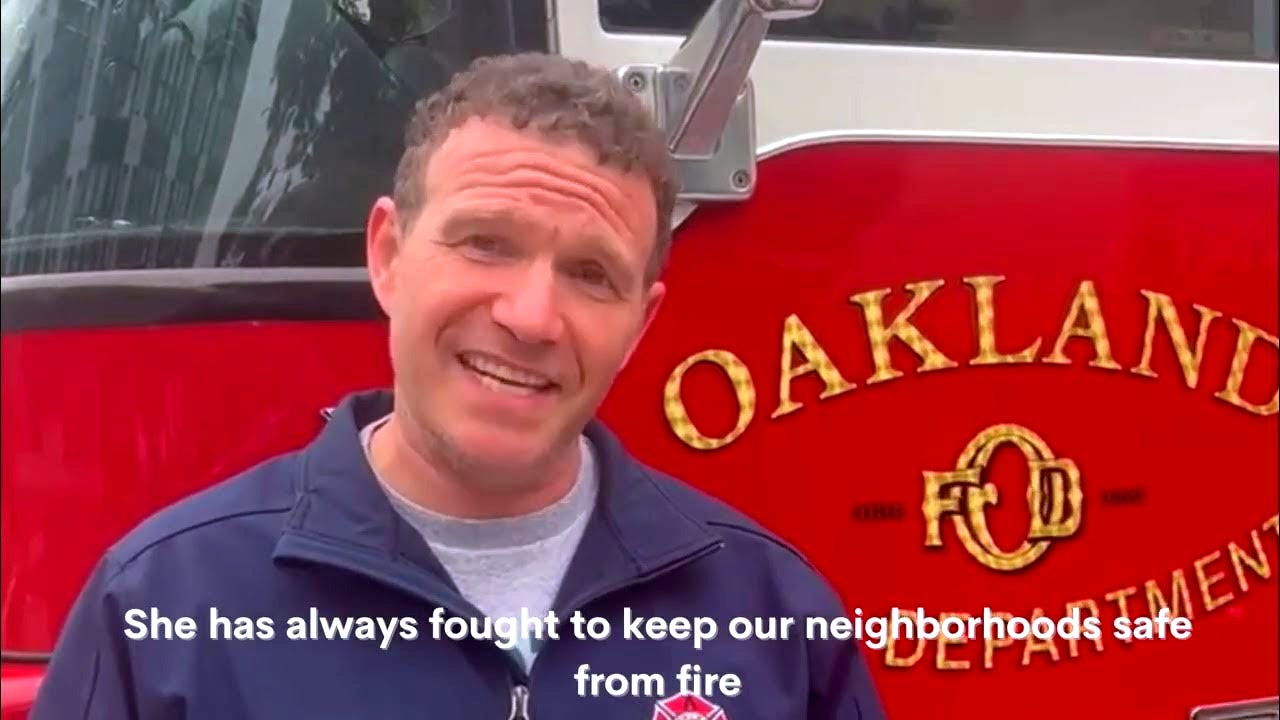 Council member Zac Unger, then president of firefighters union IAFF Local 55, endorses Sheng Thao for Oakland mayor on Oct. 27, 2022. (Source: YouTube / Sheng Thao for Oakland Mayor 2022)