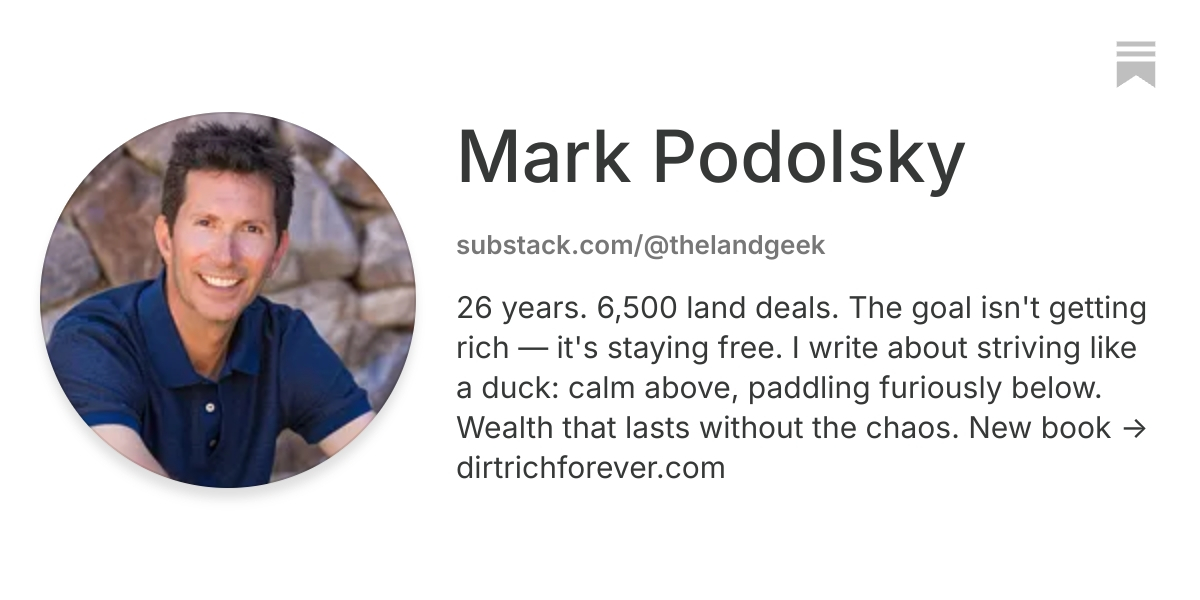 Mark Podolsky | Substack