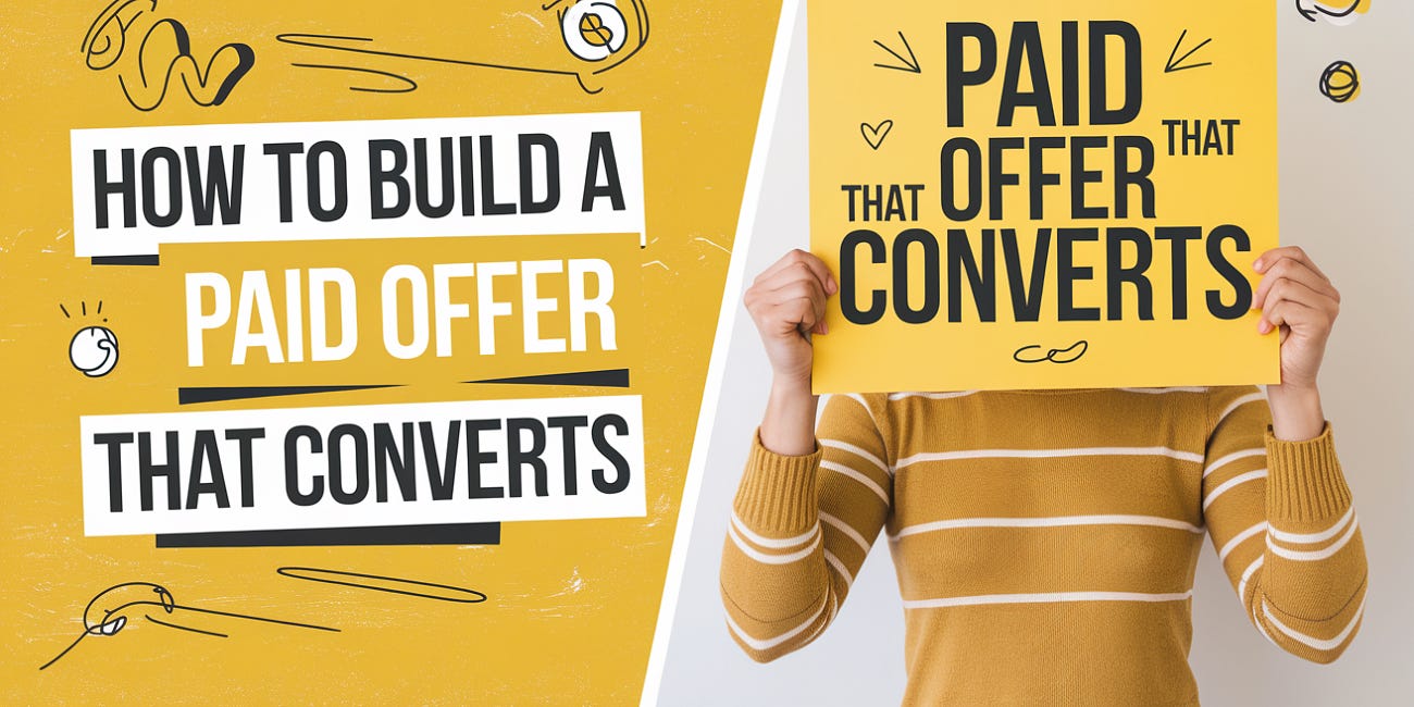 How to Build a Paid Offer That Converts