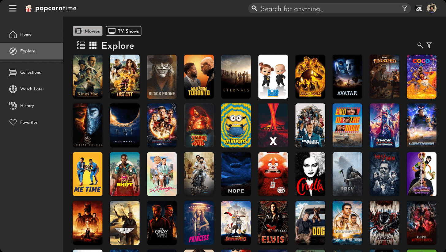 I redesigned Popcorn Time! : r/PopCornTimeApp I redesigned Popcorn Time! : r/PopCornTimeApp