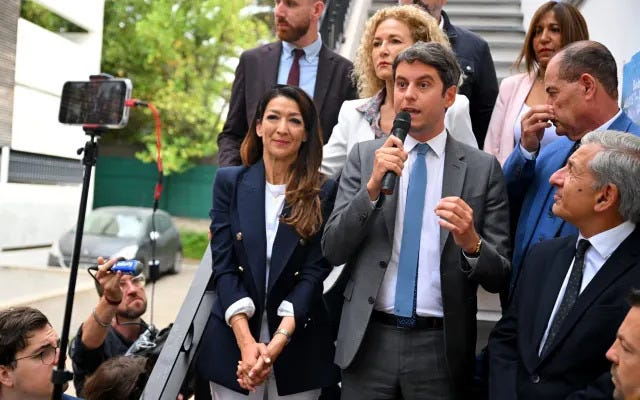 Prime minister Gabriel Attal described Emmanuel Macron's decision to hold elections as 'brutal' Prime minister Gabriel Attal described Emmanuel Macron's decision to hold elections as 'brutal'