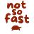 Not So Fast